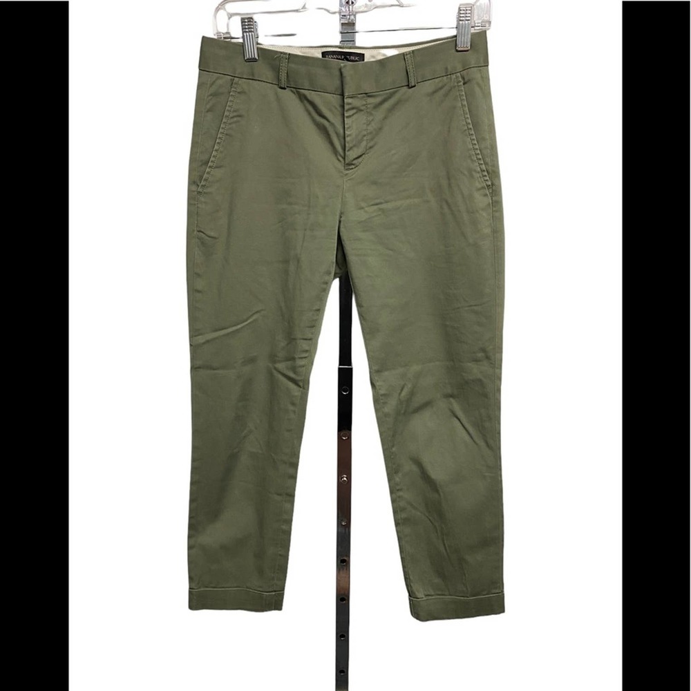 Banana Republic Avery size 0 petite cotton slim fit pants